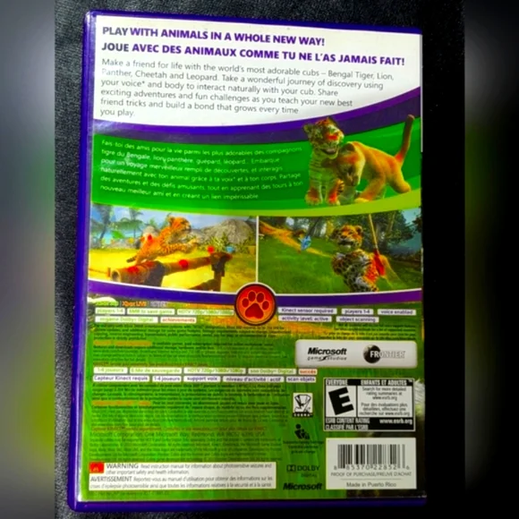 Kinectimals | Microsoft Xbox 360 Kinect | Complete Game In Box | GC - Picture 4 of 4